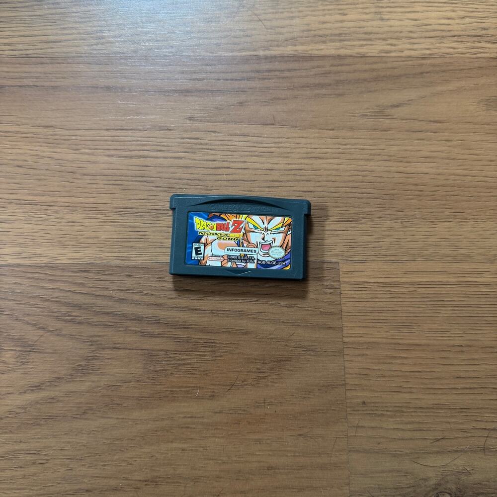 Vintage 2003 Dragon Ball Z: The Legacy of Goku II Game Boy Advance Cartridge
